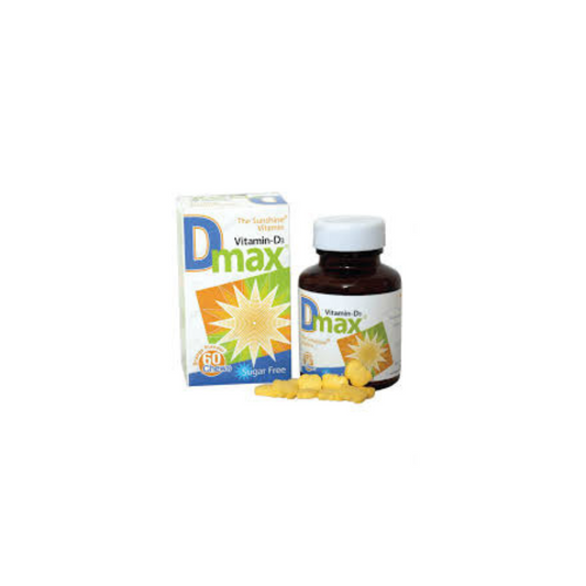 D-Max Chewable Tablets 2000Iu (1 Bottle = 60 Tablets)