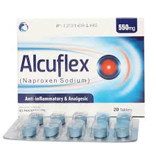 Alcuflex Tablets 550Mg (1 Box = 2 Strips) (1 Strip = 10 Tablets)