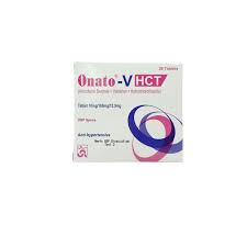Onato-V Hct Tablets 10/160/25MG 28'S (1 Box = 2 Strips) (1 Strip = 14 Tablets)