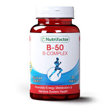 Nutrifactor B 50 (B-Complex) Tablets  1 Bottle = 30 Tablets