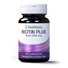 Nutrifactor Biotin Plus Tablets 2500Mcg (1 Bottle = 30 Tablets)
