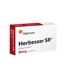 Herbesser Sr Capsules 90MG 10'S (1 Box = 1 Strip)(1 Strip = 10 Capsules)