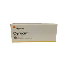 Cyrocin Tablets 250MG 10'S (1 Box = 1 Strip)(1 Strip = 10 Tablets)