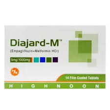 Diajard-M Tablets 5/1000MG 14'S (1 Box = 2 Strips) (1 Strip = 7 Tablets)