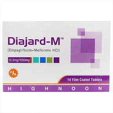 Diajard-M Tablets 12.5/1000MG 14'S (1 Box = 2 Strips) (1 Strip = 7 Tablets)