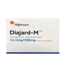 Diajard-M Tablets 12.5/500MG 14'S (1 Box = 2 Strips) (1 Strip = 7 Tablets)