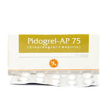 Pidogrel-Ap 75 Tablets 75/75MG 10'S(1 Box = 1 Strip)(1 Strip = 10 Tablets)