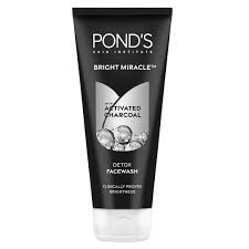 Pond's Bright Miracle Activated Charcoal Face Wash, 100g