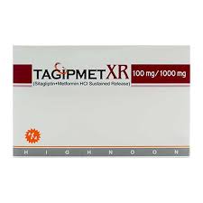 Tagipmet Xr Tablets 100MG/1000MG 20'S(1 Strip = 10 Tablets)