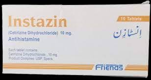 Instazin 10Mg Tab 10'S