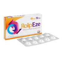 Rolip Eze Tablet 10/10MG 20'S (1 Box = 2 Strips) (1 Strip = 10 Tablets)