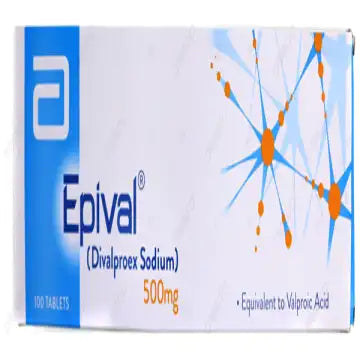 Epival Tablets 500Mg 100,s (1 Strip = 10 Tablets)