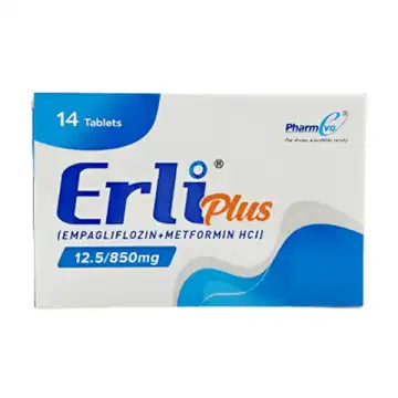Erli Plus Capsules 12.5/850Mg 14,s (1 Strip = 7 Capsules)