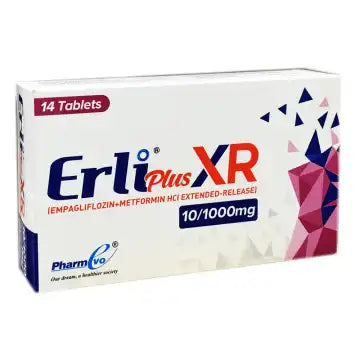 Erli Plus Xr Tablets 10/1000Mg 14,s (1 Strip = 7 Tablets)