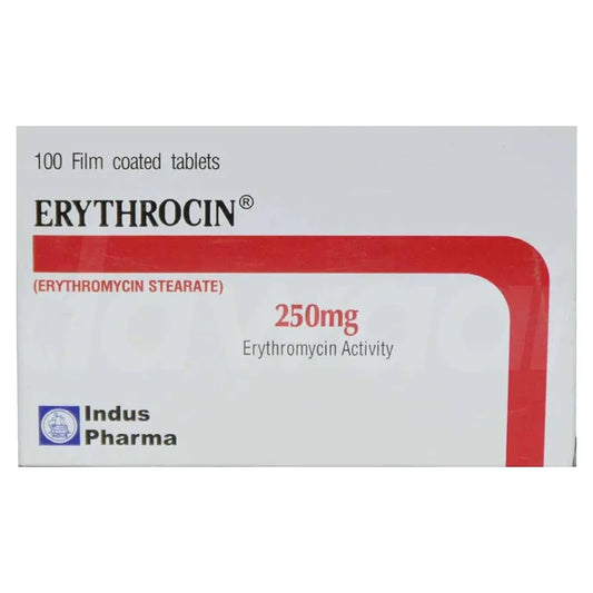 Erythrocin Tablets 250MG (1 Strip = 10 Tablets)