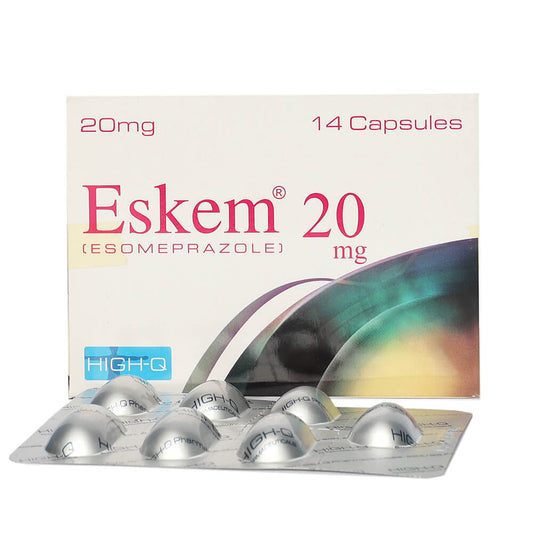 Eskem 20Mg Caps 14,s