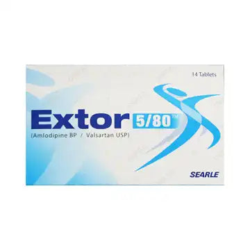 Extor Tablets 5/80Mg 14,s (1 Strip = 14 Tablets)