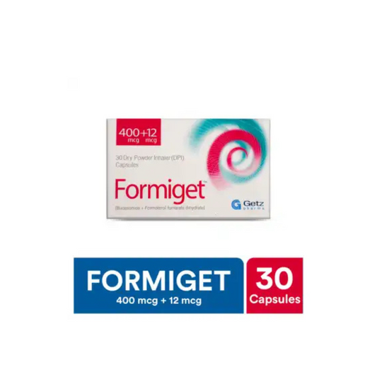 Formiget Capsules 400/12Mcg (1 Box = 3 Strips) (1 Strip = 10 Capsules)
