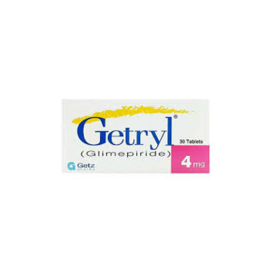 Getryl Tablets 4Mg (1 Box = 3 Strips) (1 Strip = 10 Tablets)