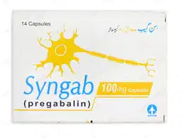 Syngab Capsules 100MG 14'S (1 Box = 2 Strips) (1 Strip = 7 Capsules)