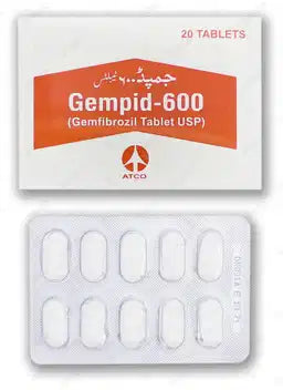 Gempid Tablets 600MG 20'S (1 Box = 2 Strips) (1 Strip = 10 Tablets)