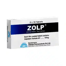 Zolp Tablets 10MG 20'S (1 Strip = 10 Tablets)