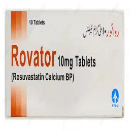 Rovator Tablets 10MG 10'S (1 Box = 1 Strip)(1 Strip = 10 Tablets)