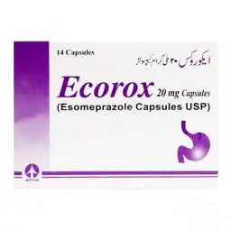 Ecorox کیپسول 20MG 14'S (1 باکس = 2 سٹرپس) (1 پٹی = 7 گولیاں) 