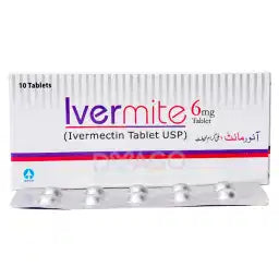 Ivermite Tablets 6MG 10'S (1 Box = 1 Strip)(1 Strip = 10 Tablets)