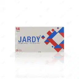 Jardy Tablets 25MG 14'S (1 Box = 2 Strips) (1 Strip = 7 Tablets)