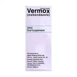 Vermox 30Ml Suspension 100Mg/5Ml 