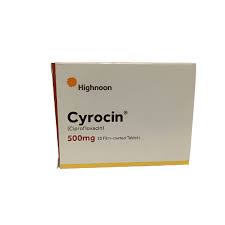 Cyrocin Tablets 500MG 10'S (1 Box = 1 Strip)(1 Strip = 10 Tablets)