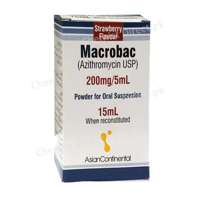 Macrobac 200mg 15ml Oral Suspension