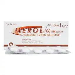 Merol Tablets 100MG 30'S (1 Strip = 10 Tablets)