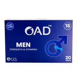 Oad Once A Day Men Tablets (1 Box = 2 Strips) (1 Strip = 10 Tablets)