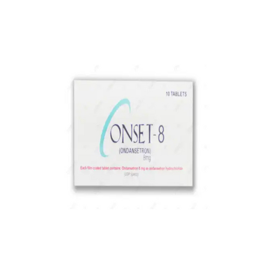 Onset Tablets 8Mg 10,s (1 Strip = 10 Tablets)