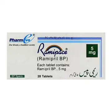Ramipace Tablets 5Mg 28,s (1 Strip = 14 Tablets)