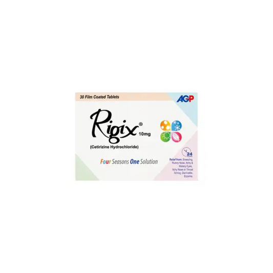 Rigix Tab 30,s (1 Strip = 15 Tablets)