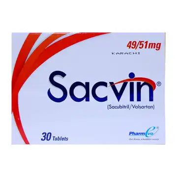 Sacvin Tablets 49Mg/51Mg 30,s (1 Strip = 10 Tablets)
