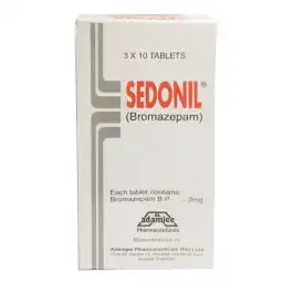 Sedonil Tablets 3MG 30'S (1 Strip = 10 Tablets)