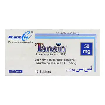 Tansin Tablets 50Mg 10,s (1 Strip = 10 Tablets)