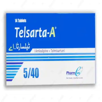 Telsarta A Tablets 5Mg/40Mg 14,s (1 Strip = 7 Tablets)