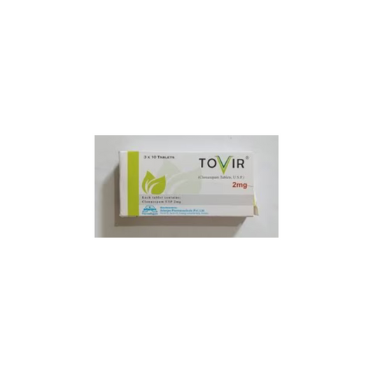 Tovir Tablets 2mg 30,s (1 strip=10 Tablets)