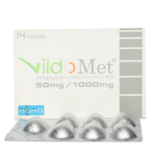 Vildomet 50/1000Mg Tab 14'S